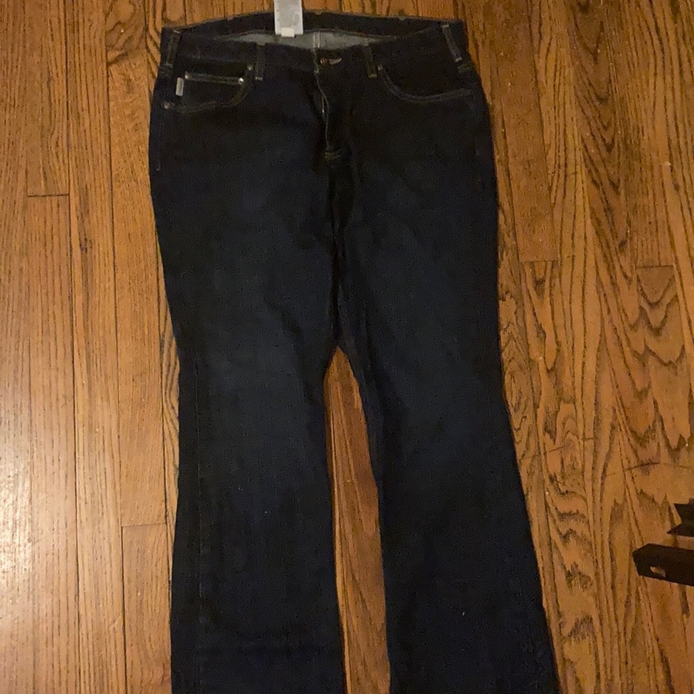 Never worn Dark blue Carhartt jeans.